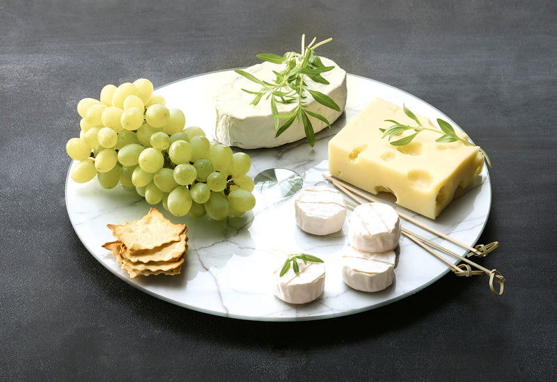 LEONARDO Servierplatte Turn Ø33cm  Marmoroptik