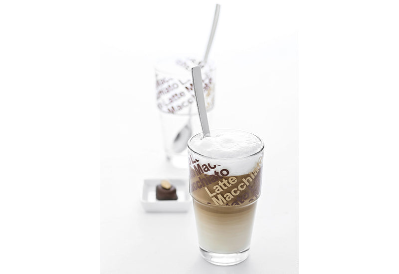 LEONARDO Latte Macchiato Set Café Latte Solo 370 ml 20,2cm 4 teilig