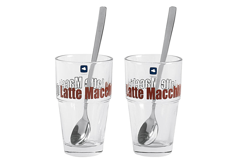 LEONARDO Latte Macchiato Set Solo LM 370 ml 14,5cm 4 teilig