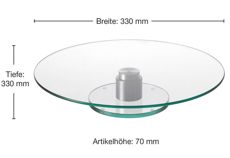 LEONARDO Tortenplatte Turn 7cm Ø33cm