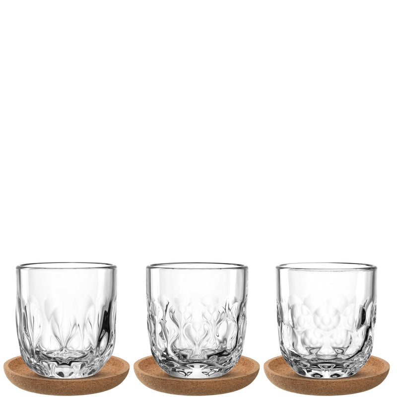 LEONARDO Becher Gocce 220ml mit Untersetzer Set 6teilig