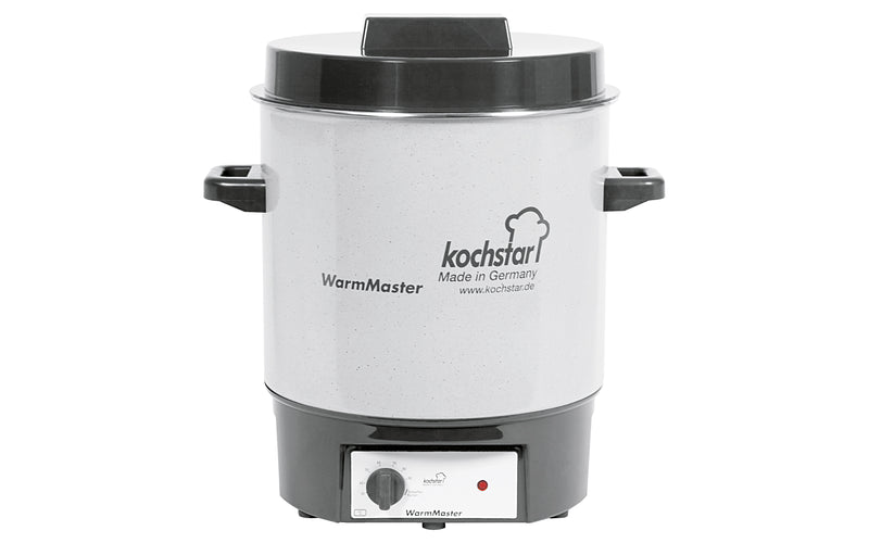 KOCHSTAR Einkochautomat WarmMaster ohne Uhr 27 l Ø35cm steingrau/weiß