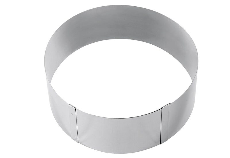 LARES Tortenring  H9cm Edelstahl