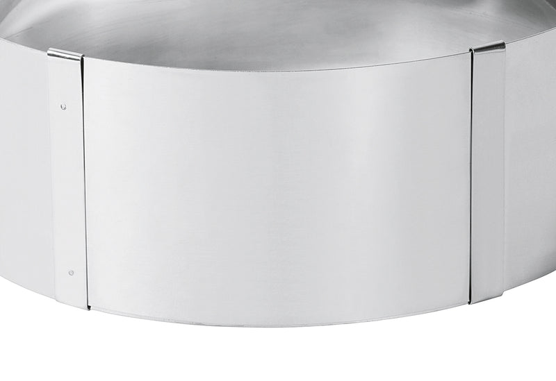 LARES Tortenring  H9cm Edelstahl