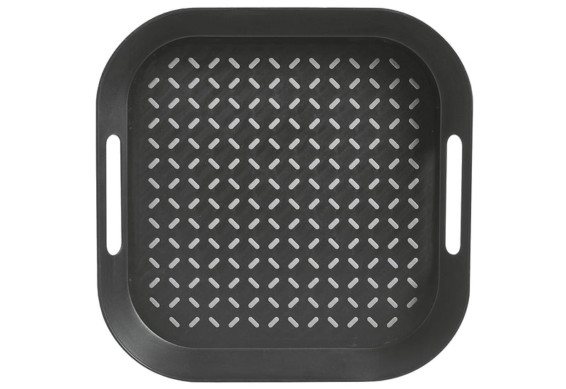 ZELLER PRESENT Tablett m. Anti-Rutsch-Belag Kunststoff sort. 34x34x4,3cm