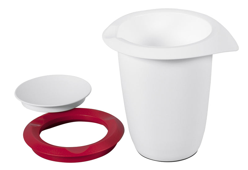 WESTMARK Quirl-/Rührtopf mit Deckel Kunststoff 1 l rot