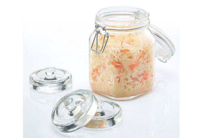 WESTMARK Fermentiergewicht Ø8cm 4Stück