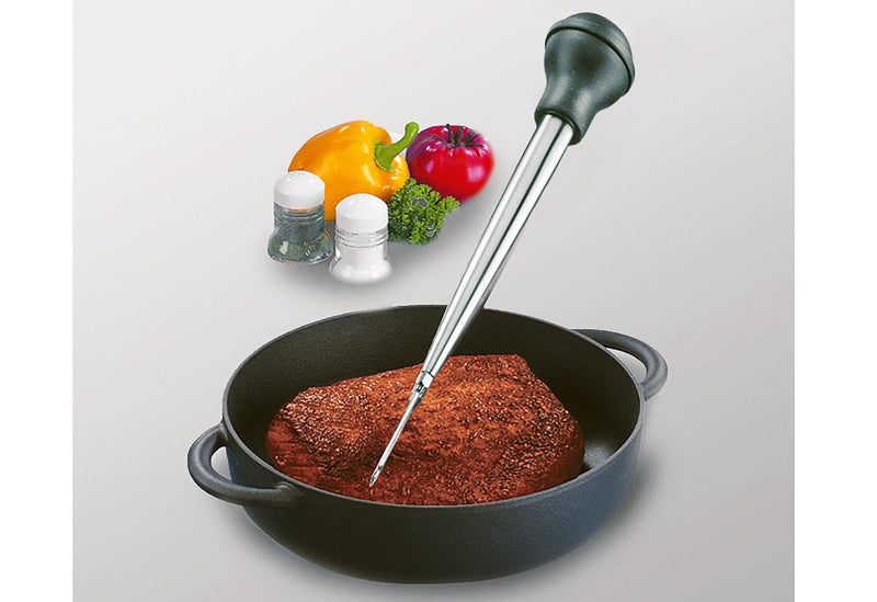 WESTMARK Bratensaftspritze Edelstahl 28cm 3teilig