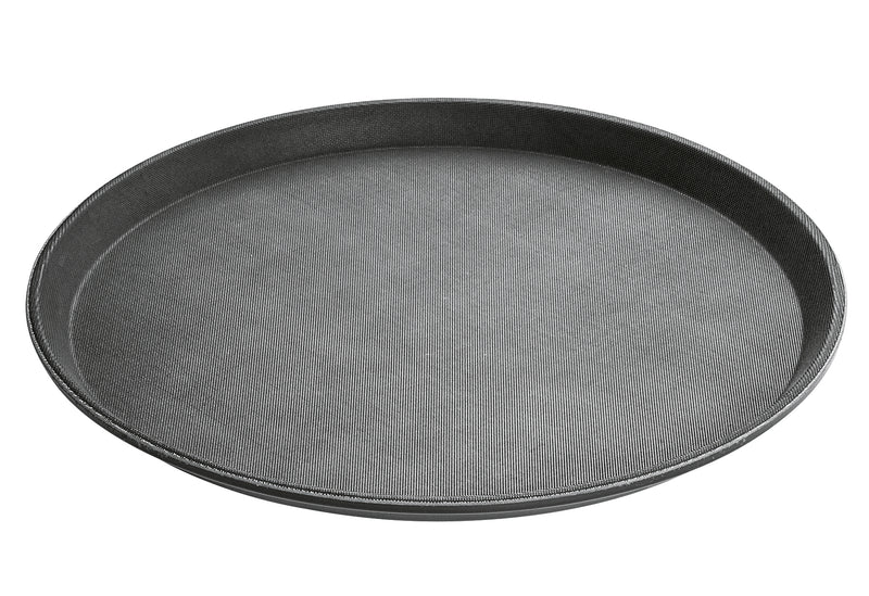APS Serviertablett Gastro Fiberglas Ø35,5cm schwarz