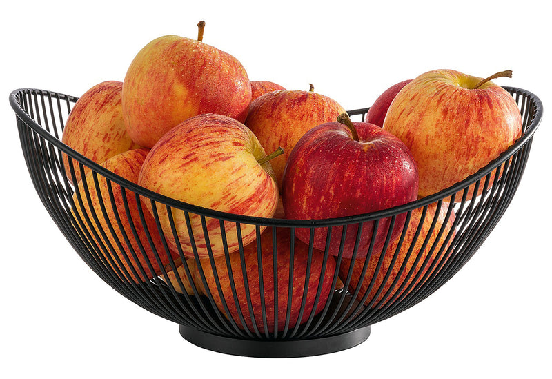 APS Obst-/Brotkorb Svart Metall 29,5x25,5x13,5cm