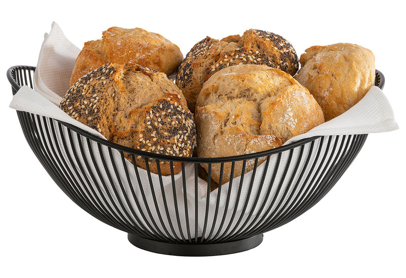 APS Obst-/Brotkorb Svart Metall 29,5x25,5x13,5cm