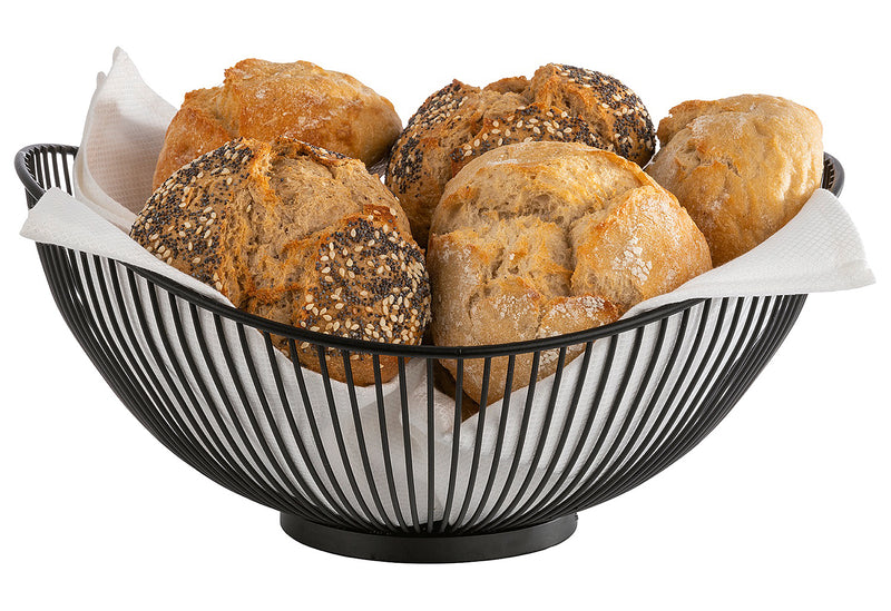 APS Obst-/Brotkorb Svart Metall 29,5x25,5x13,5cm