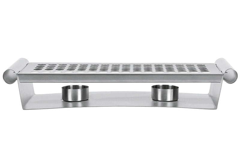 APS Speisenwärmer 2 flammig Edelstahl 34x13x6cm