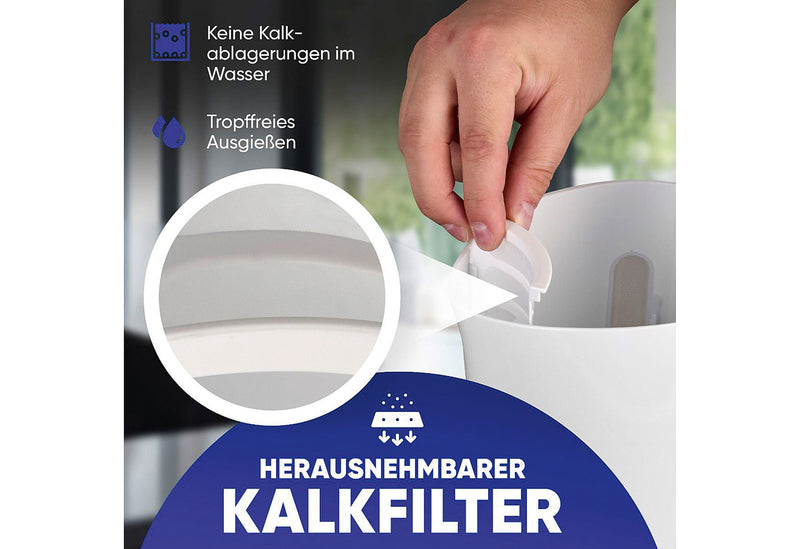 BOMANN Wasserkocher WK 6079 CB 1,7l 2200W weiß