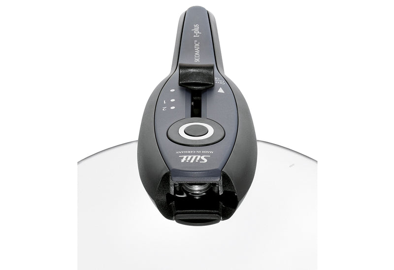 SILIT Schnellkochtopf Sicomatic t-plus 6,5l Silargan schwarz