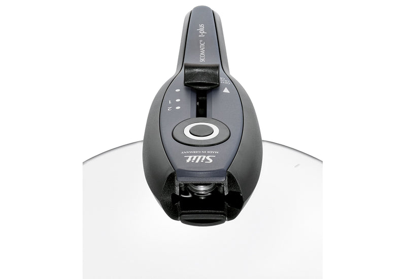 SILIT Schnellkochtopf-Set Sicomatic t-plus Duo 4,5l+3l Silargan schwarz 2teilig