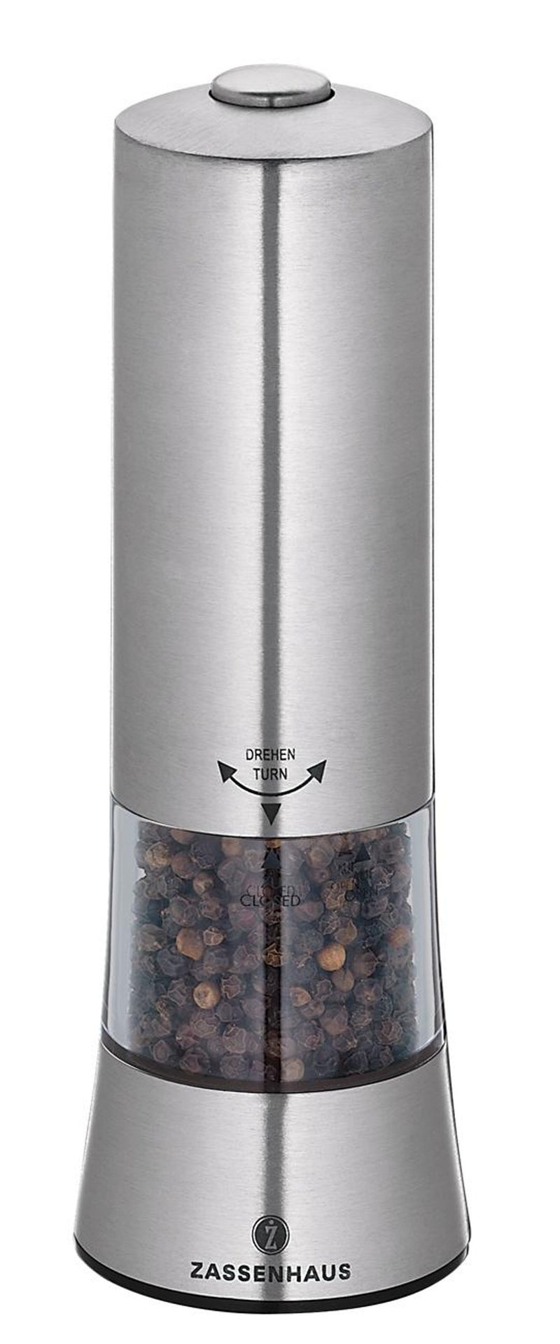 ZASSENHAUS Pfeffermühle Gera Batteriebetrieb 18cm
