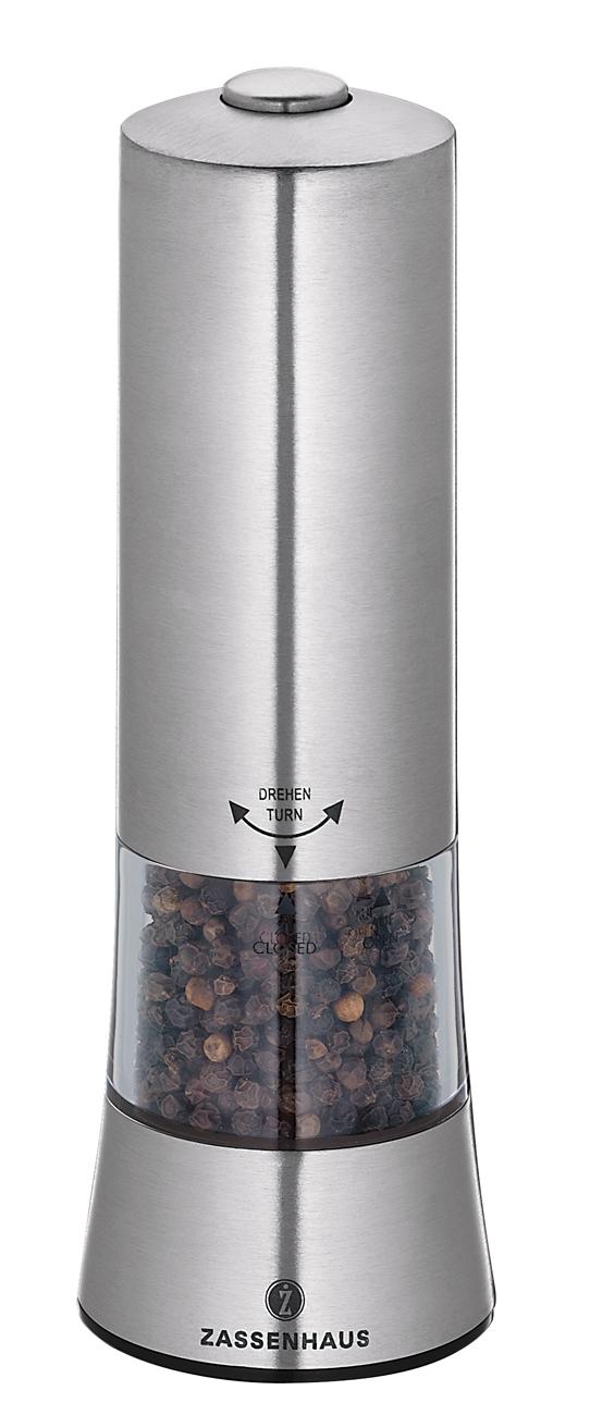 ZASSENHAUS Pfeffermühle Gera Batteriebetrieb 18cm