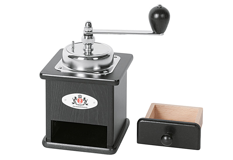 ZASSENHAUS Kaffeemühle Brasilia schwarz 12x12,5x20cm