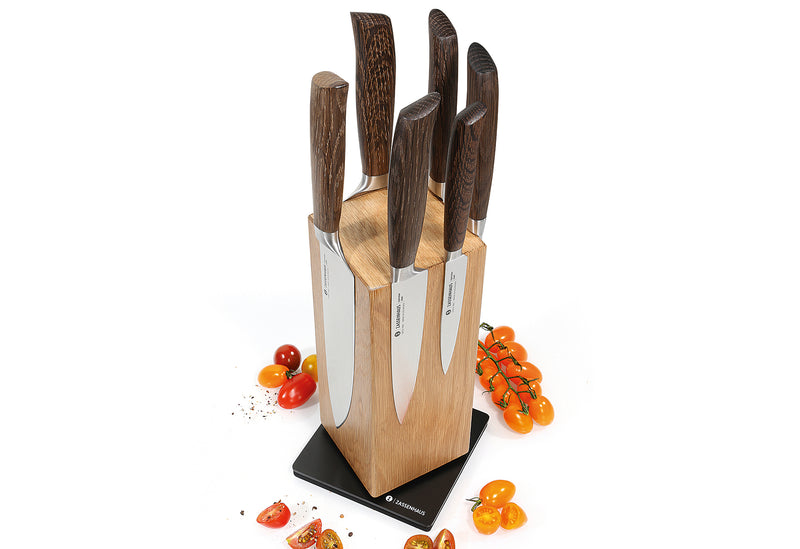 ZASSENHAUS Messerblock Magnet Spin Eiche