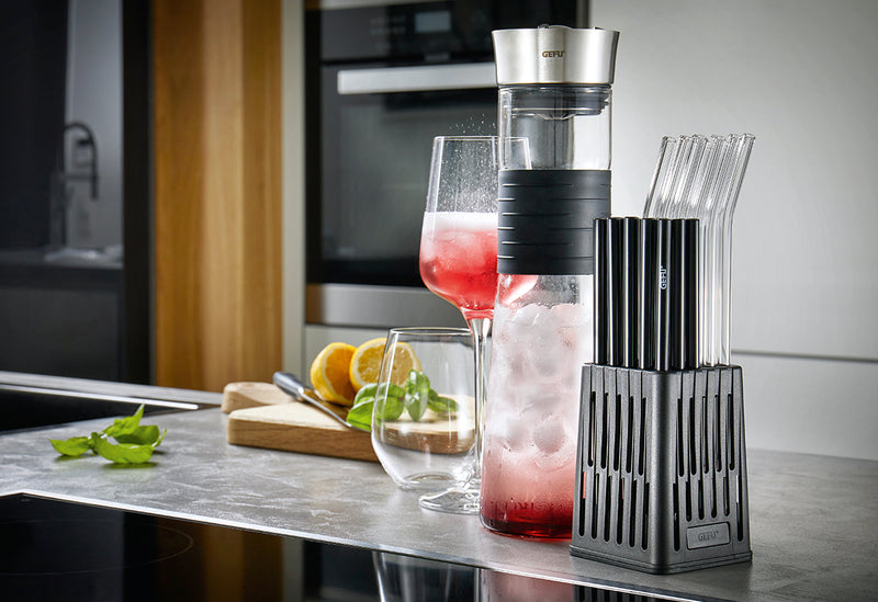 GEFU Trinkhalmkorb Future für 25 Trinkhalme