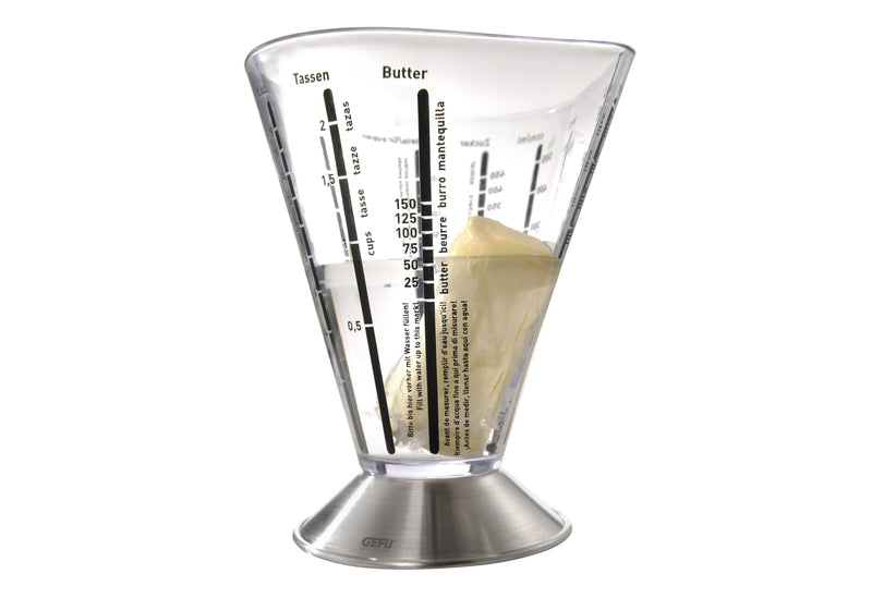 GEFU Meßbecher Saturas Edelstahl/Kunststoff 500 ml transparent