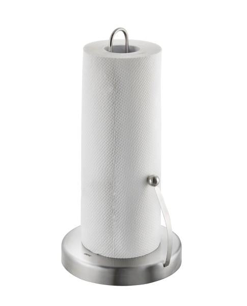 GEFU Küchenrollenhalter Edelstahl 34cm Ø16,5cm mit Papierrolle