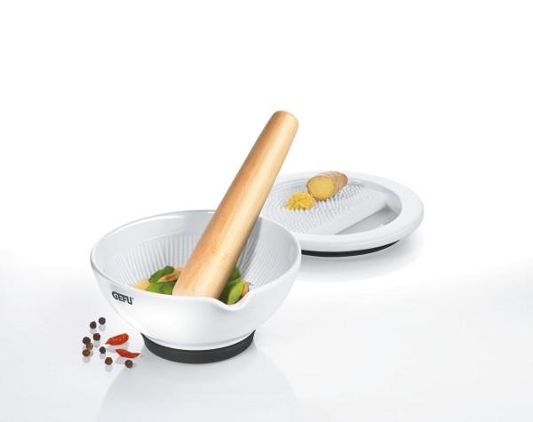 GEFU Mörser Suri mit Ingwerreibe 14x14x6,5cm