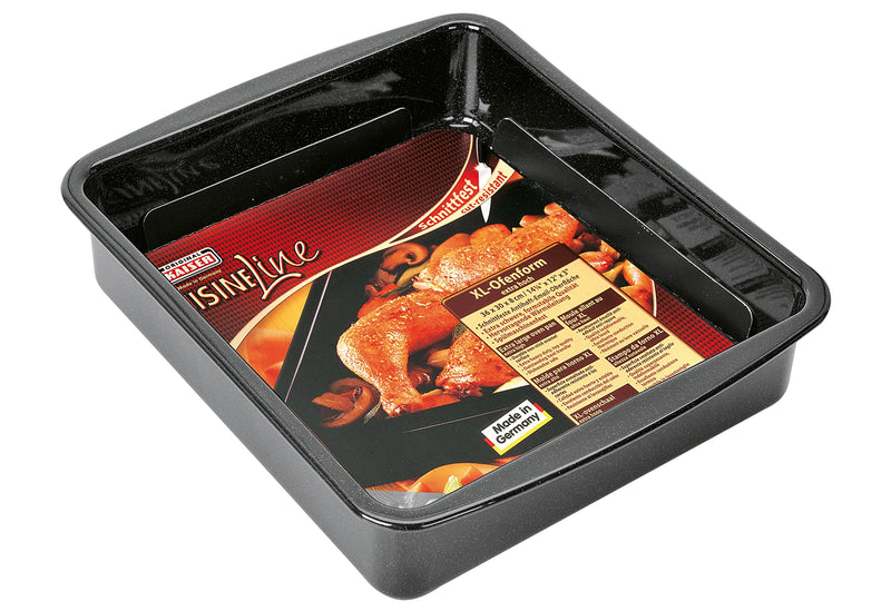 KAISER Auflaufform XL Cuisine Line 36x30x8cm emailliert schwarz