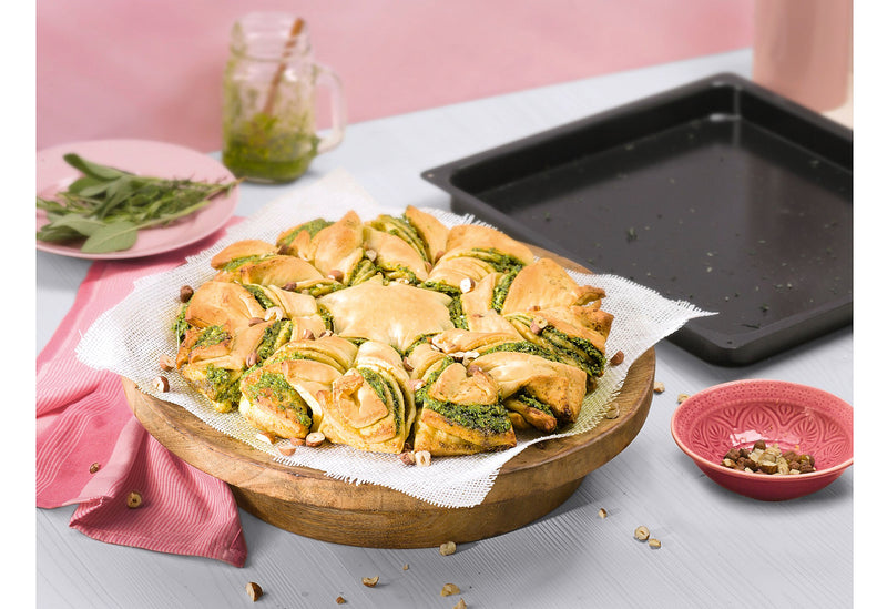 KAISER Backblech Cuisine Line 39,5x36,5x3cm emailliert schwarz