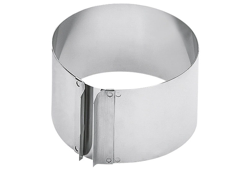 KAISER Tortenring Patisserie mit Griffen 9cm Ø16,5-32cm Edelstahl