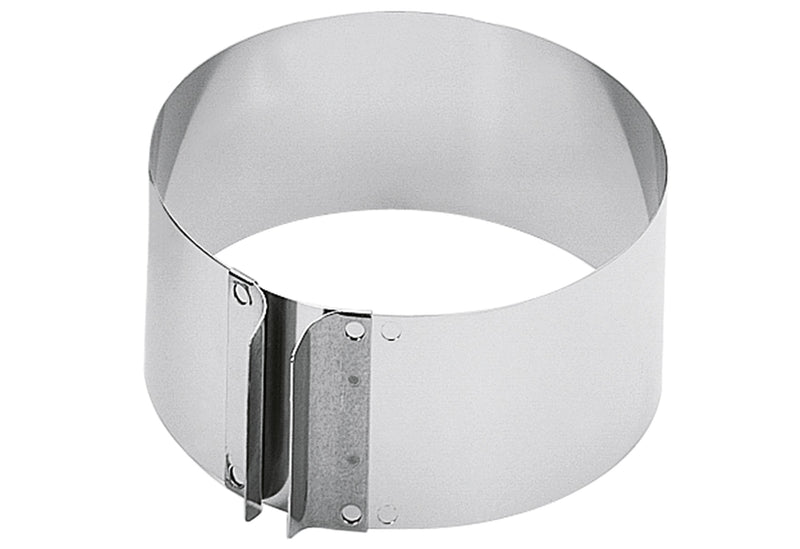 KAISER Tortenring Patisserie mit Griffen 7cm Ø16,5-32cm Edelstahl