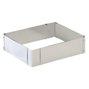 KAISER Backrahmen Patisserie ausziehbar 24-46x20-38cm Edelstahl