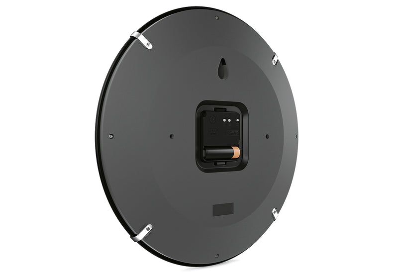 MEBUS Funkwanduhr Ø30cm hellgrau