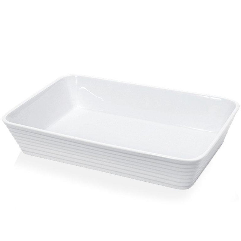 KÜCHENPROFI Auflaufform Burgund 30x21x6cm weiß