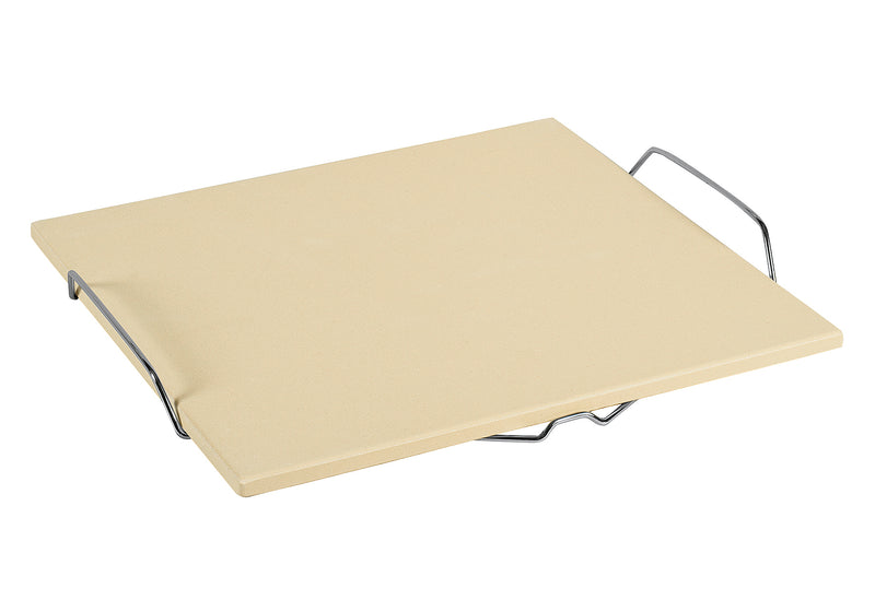 KÜCHENPROFI Pizzastein mit Gestell 38x33,5x1cm