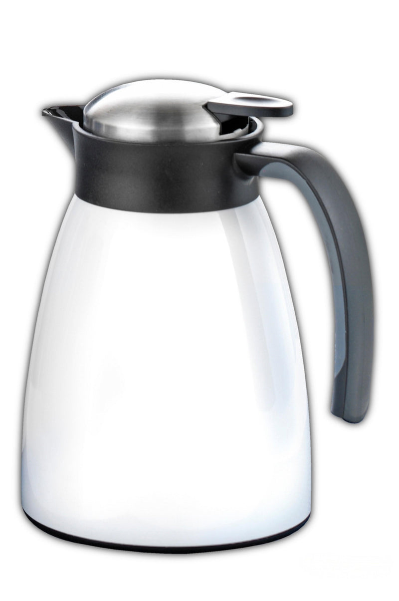 ESMEYER Isolierkanne Glace 1l weiß Edelstahl.dopp.w.