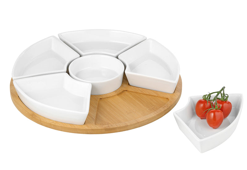 ESMEYER Servierteller drehbar Susan Ø34,5cm 7teilig