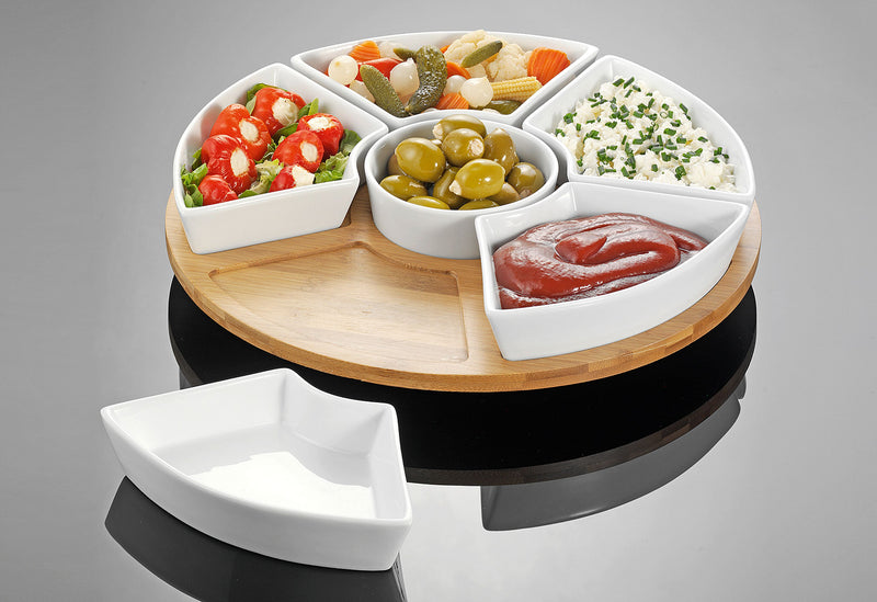 ESMEYER Servierteller drehbar Susan Ø34,5cm 7teilig