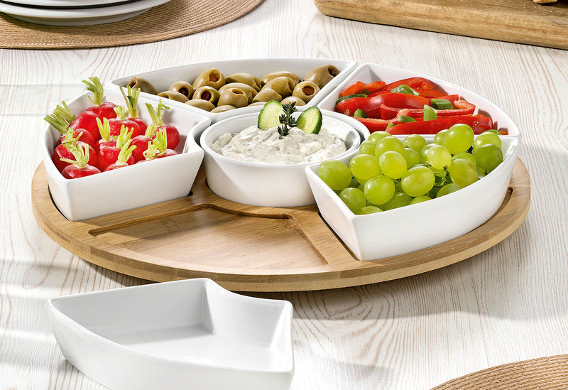 ESMEYER Servierteller drehbar Susan Ø34,5cm 7teilig