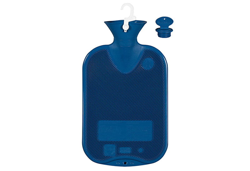 FASHY Wärmflasche Doppellamelle 2 l saphir