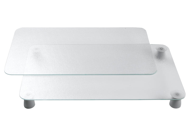 WENKO Herd-Abdeckplatte Glas 52x30cm transparent 2Stück