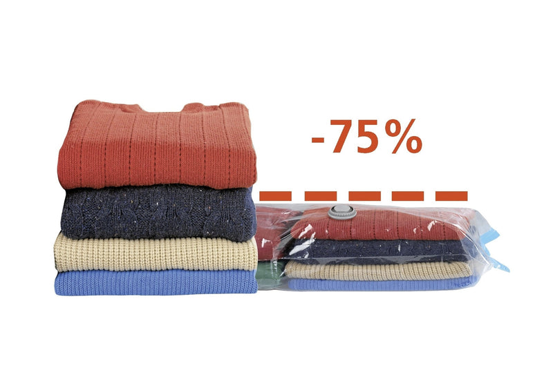 WENKO Vakuum-Aufbewahrungssystem Kunststoff 90x55cm 2Stück