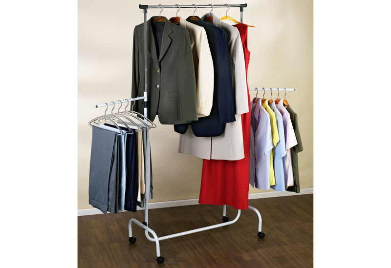WENKO Kleiderständer fahrbar