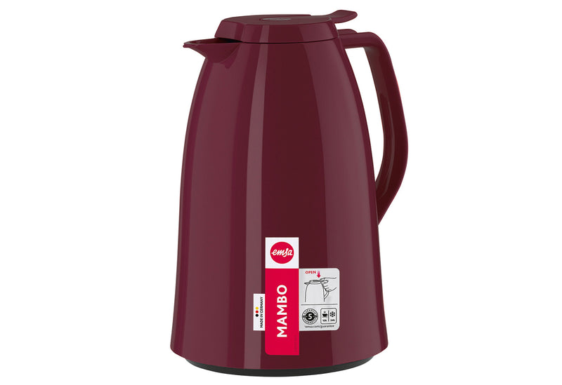 EMSA Isolierkanne Mambo Quick Tip 1,5l hochglanzbweinrot
