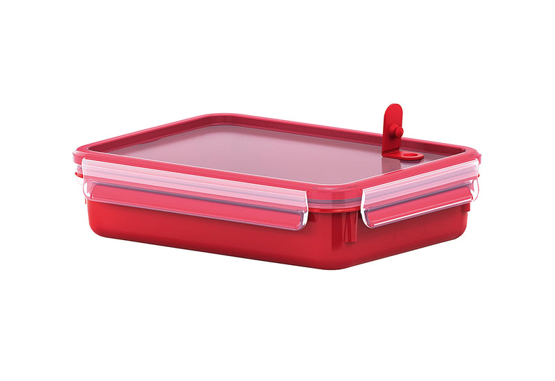 EMSA Mikrowellendose Clip&Micro 2.0 0,8 l 19,7x13,6x5,9cm rot