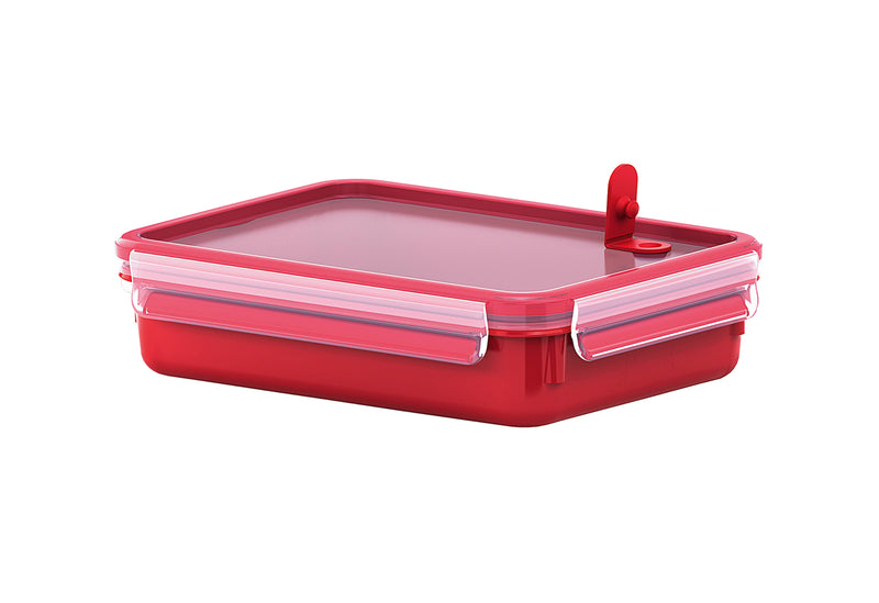 EMSA Mikrowellendose Clip&Micro 2.0 0,8 l 19,7x13,6x5,9cm rot