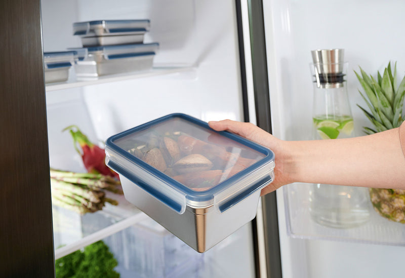 EMSA Frischhaltedose Clip & Close 2l eckig Edelstahl