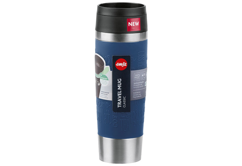 EMSA Isolierbecher Travel Mug Classic 0,5l dunkelblau