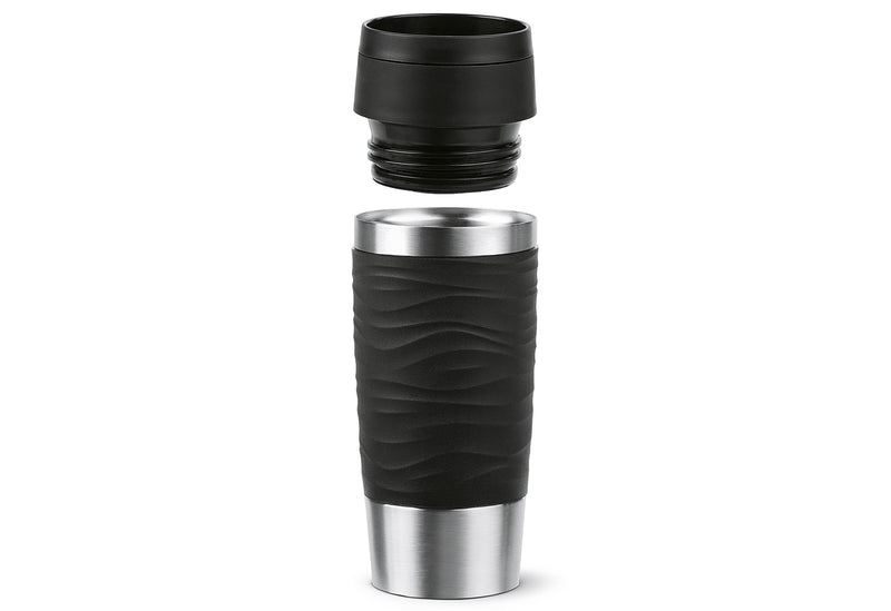 EMSA Isolierbecher Travel Mug Wave 0,36l schwarz